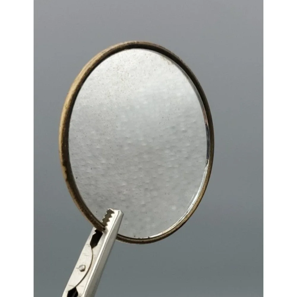 Vtg compact‎ mirror loose for repair/replacement mirror only approx. 2 3/8
